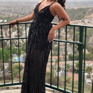 Black sequin fashionova dress